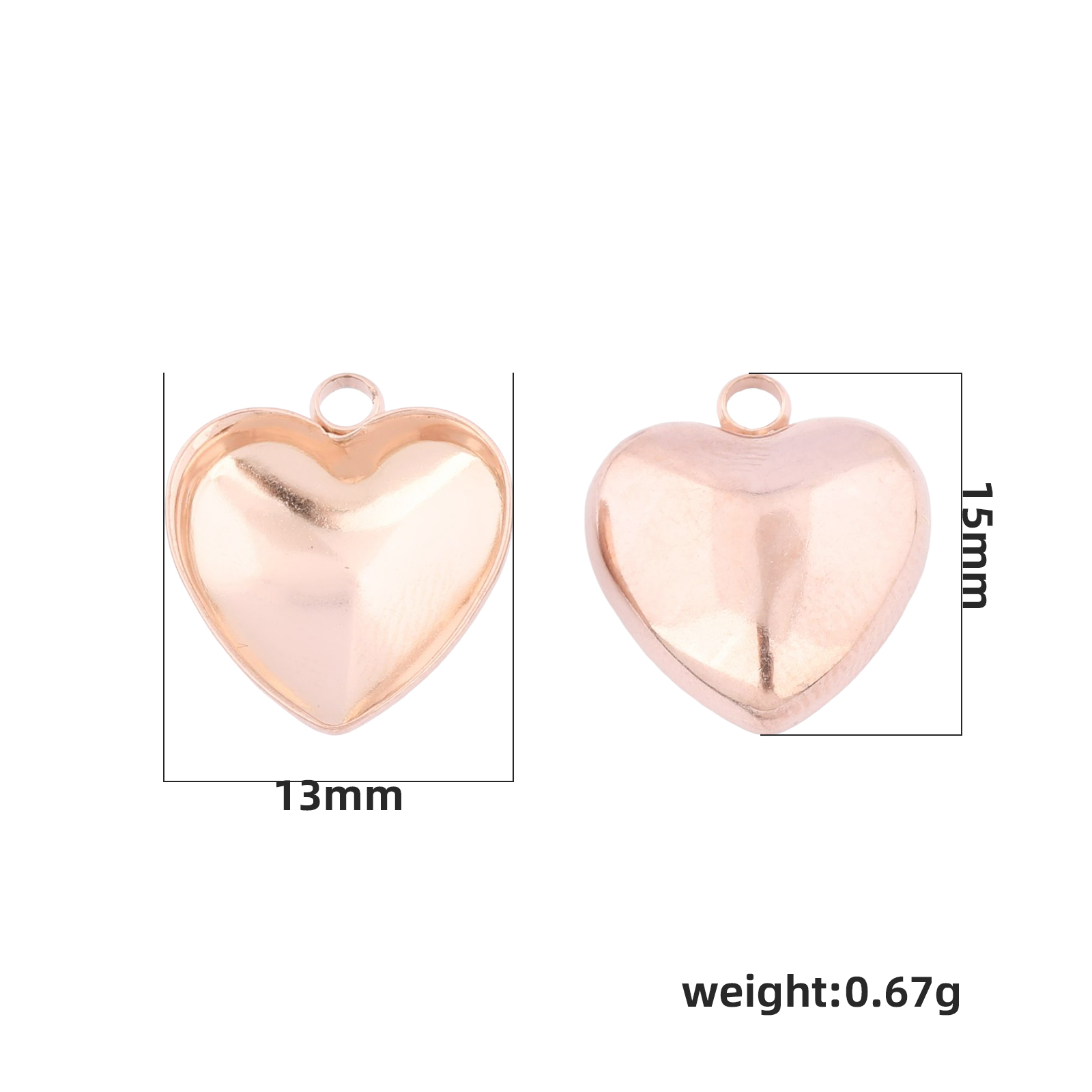 20 Pezzi di Montature a Cuore  - Bezels Set Pendant recensione e prezzo