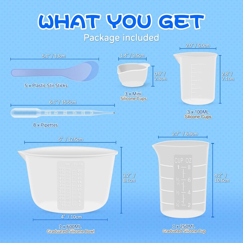 Tazze dosatrici in silicone pe - Mixing Cup Silicone recensione e prezzo