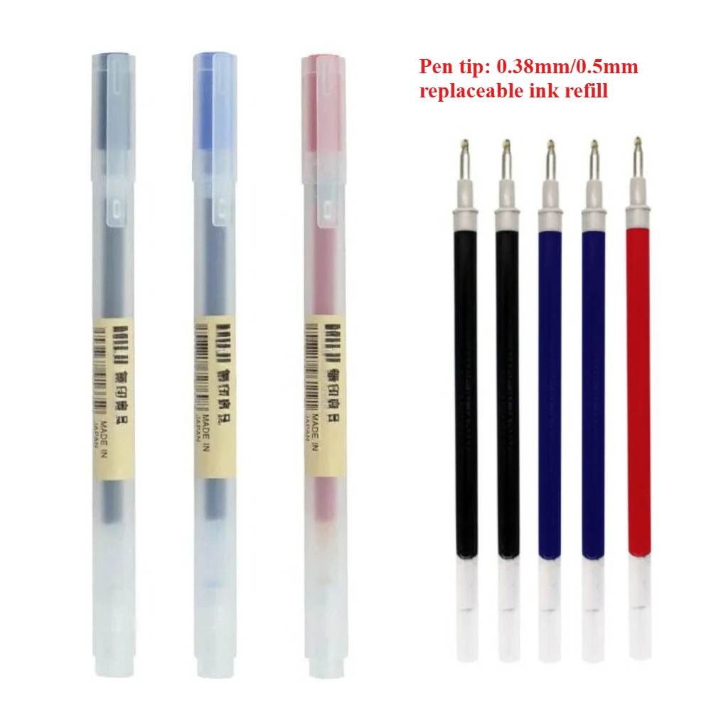 Ricariche di Inchiostro 0.38/0 - Muji Stationery Gel Pen recensione e prezzo